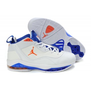 Nike Air jordan melo m8 knicks blanc bleu