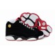 chaussures basket jordan 13 noir rouge blanc