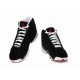 chaussures basket jordan 13 noir rouge blanc