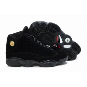 jordan chaussure 13 noir en daim