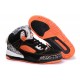 Air Jordan spizike daim noir blanc orange