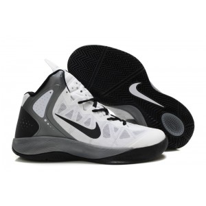 Nike Zoom Hyperforce pe 2012 blanc gris noir pas cher