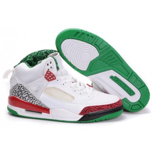 Air Jordan Spizike Blanc vert rouge