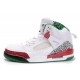 Air Jordan Spizike Blanc vert rouge