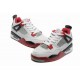 Air Jordan retro 4 Mars Blackmon femme blanc noir rouge