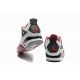 Air Jordan retro 4 Mars Blackmon femme blanc noir rouge