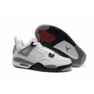 Jordan 4 femme blanc ciment