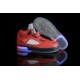 jordan fusion 5 light up raging bull rouge cuir