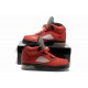 jordan fusion 5 light up raging bull rouge cuir