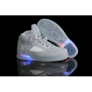 nike jordan fusion 5 light up gris