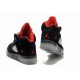 jordan fusion 5 light up noir rouge en daim