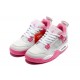 jordan 4 retro femme blanc rose