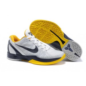 nike kobe 6 blanc marine jaune