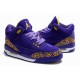 air jordan nike 3 femme noir violet en daim