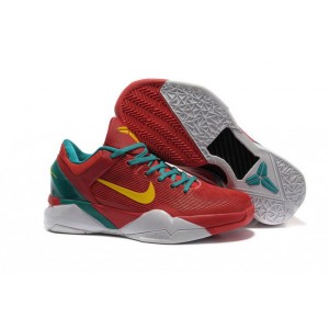 kobe dragon 7 femme rouge jaune vert blanc