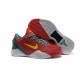 kobe dragon 7 femme rouge jaune vert blanc