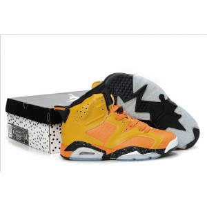 Jordan 6 homme 2012 jaune orange