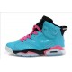 jordans 6 homme vernishe bleu rose