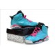 jordans 6 homme vernishe bleu rose