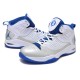 chaussures jordan fly wade bleu gris blanc