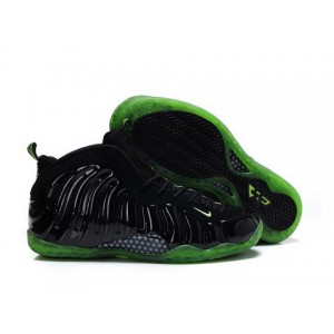 jordan foamposite Noir Vert vernis