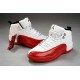 nike air jordan 12 femme blanc rouge