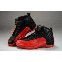 basket jordan femme 12 retro noir rouge