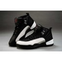 Femmes Air Jordan Retro 12 Chaussures Baskerball Blanc noir Taxi